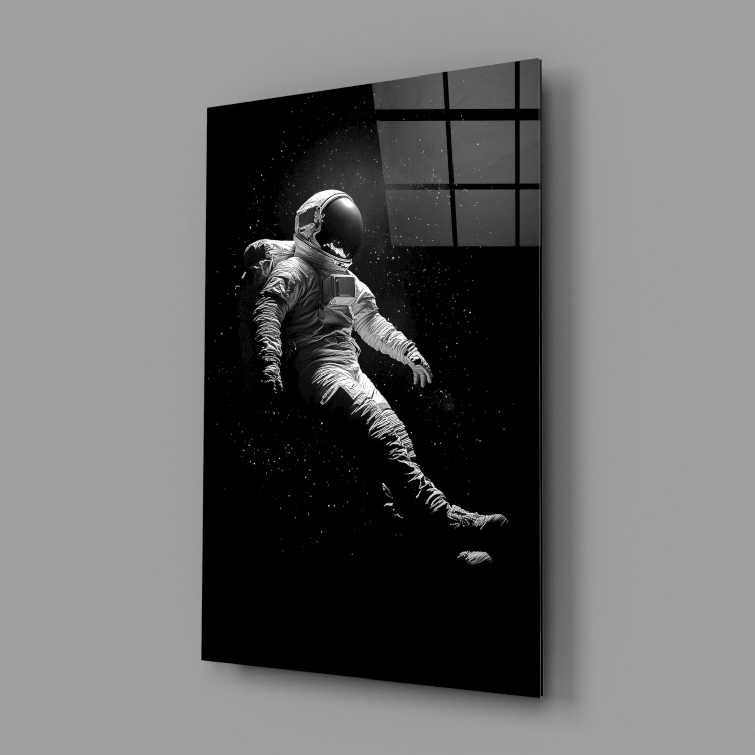 Loneliness in Space Glass Wall Art || Designer Collection Insigneart USA