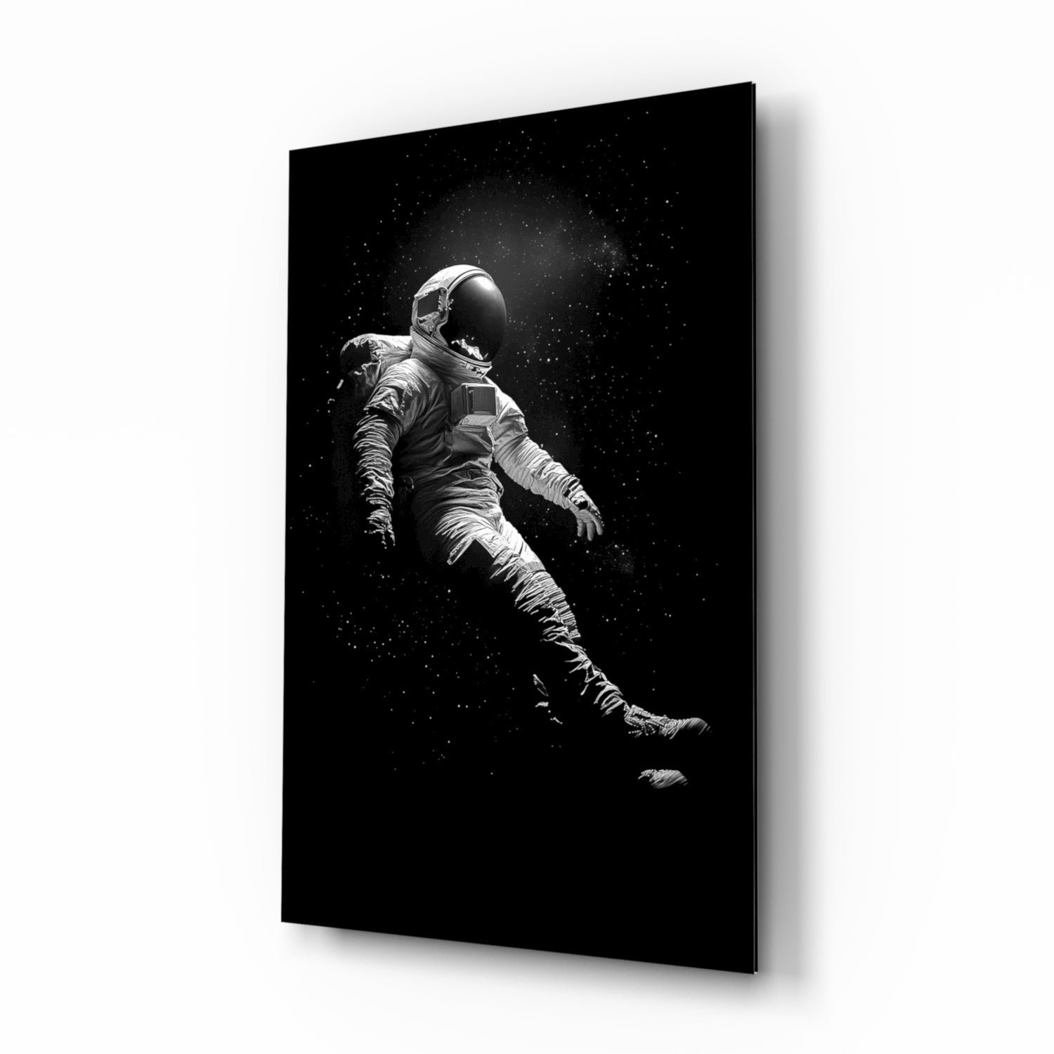 Loneliness in Space Glass Wall Art || Designer Collection Insigneart USA