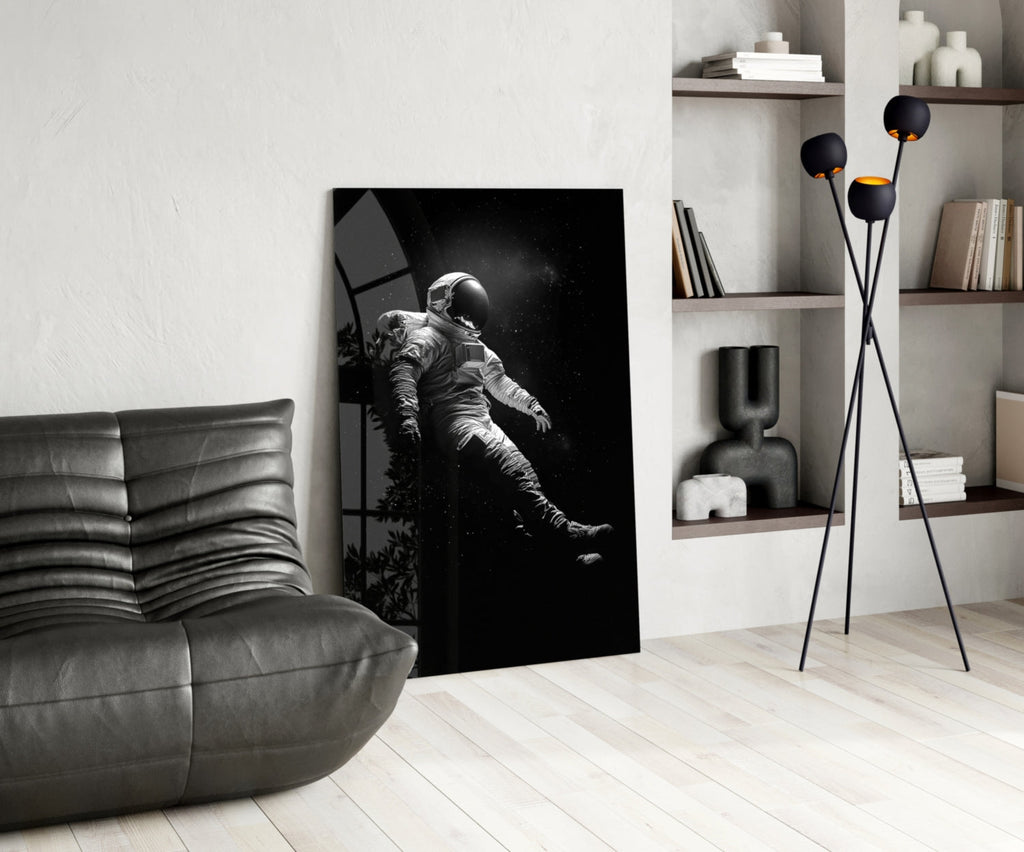 Loneliness in Space Glass Wall Art || Designer Collection Insigneart USA