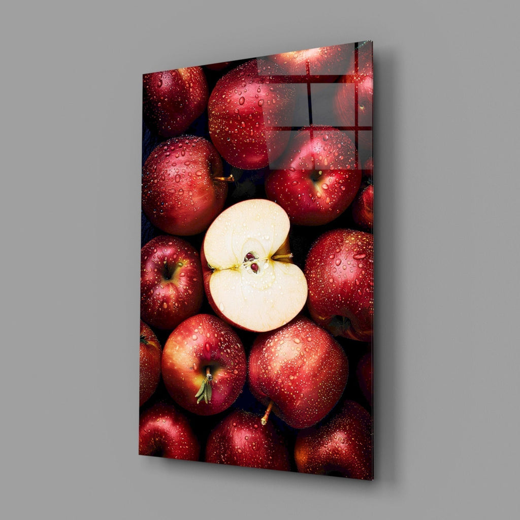 Queen of Apples Glass Wall Art || Designer Collection Insigneart USA