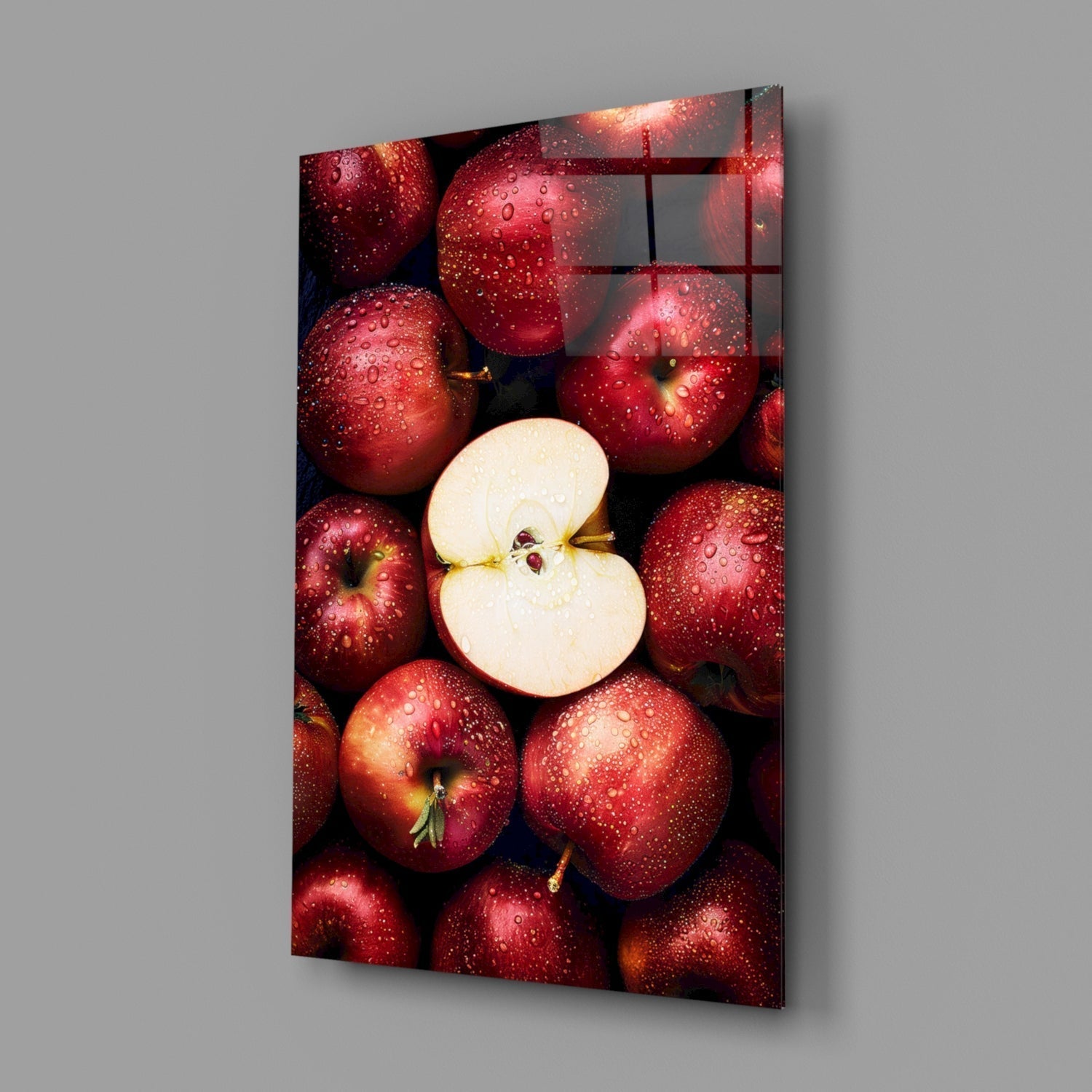 Queen of Apples Glass Wall Art || Designer Collection Insigneart USA