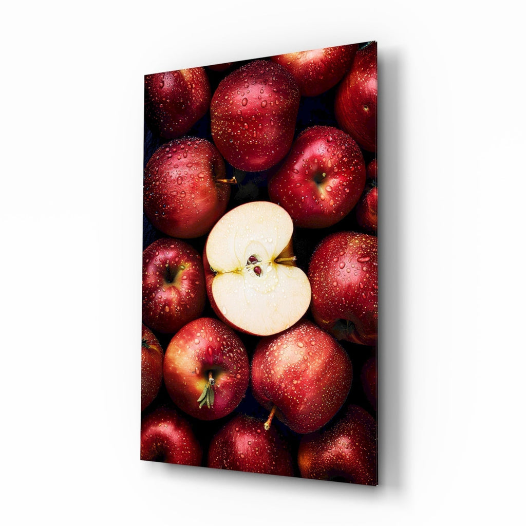 Queen of Apples Glass Wall Art || Designer Collection Insigneart USA