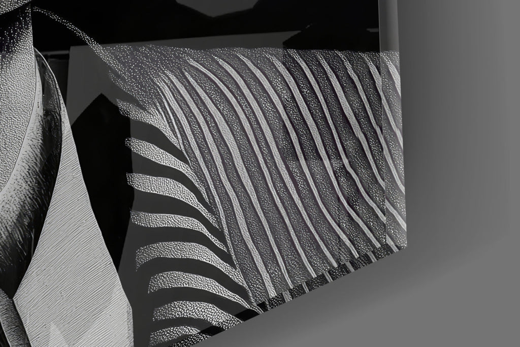 Striped Look Glass Wall Art || Designer Collection Insigneart USA