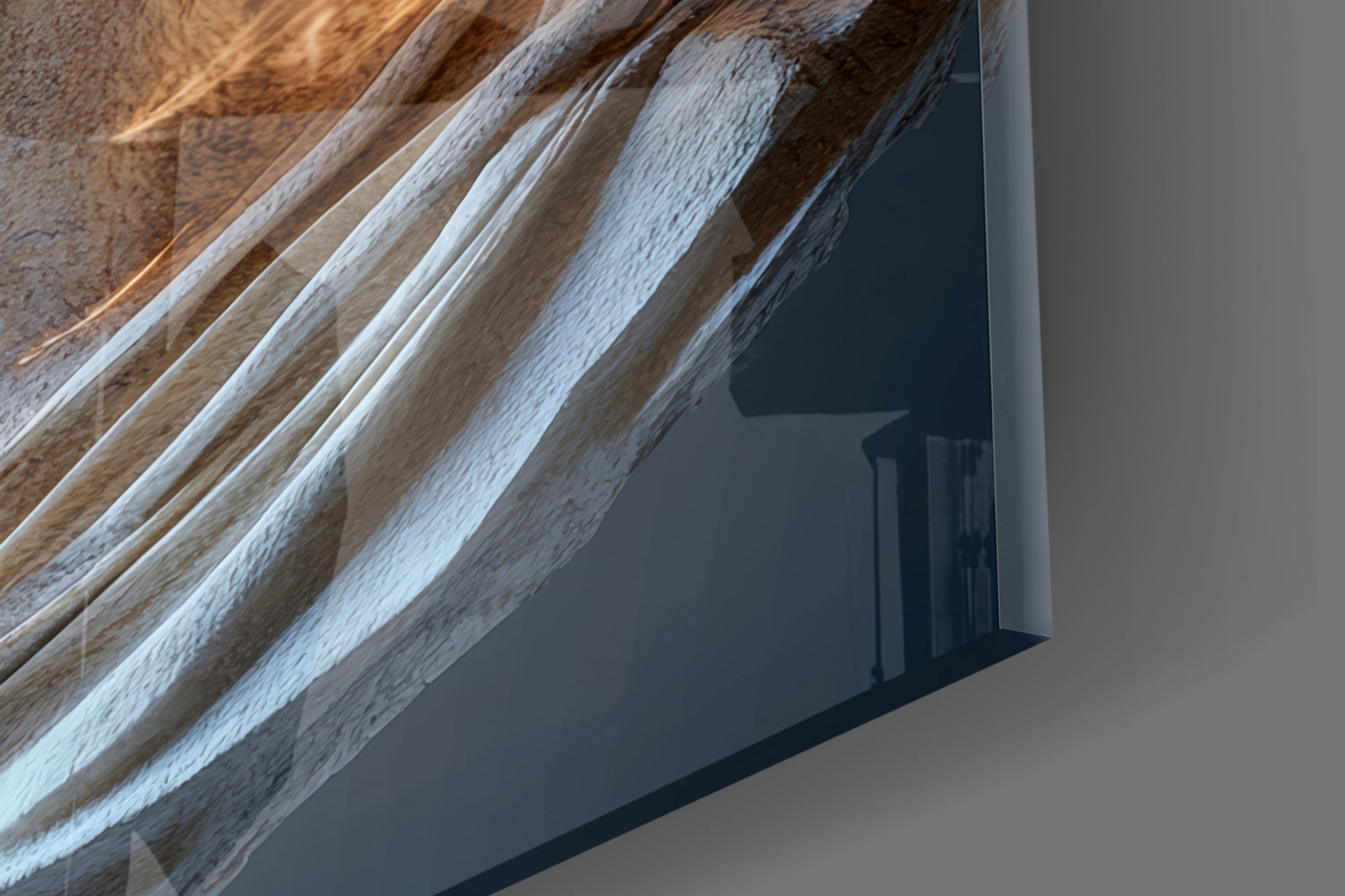The Shining Mind of Aurelius Glass Wall Art || Designer Collection Insigneart USA