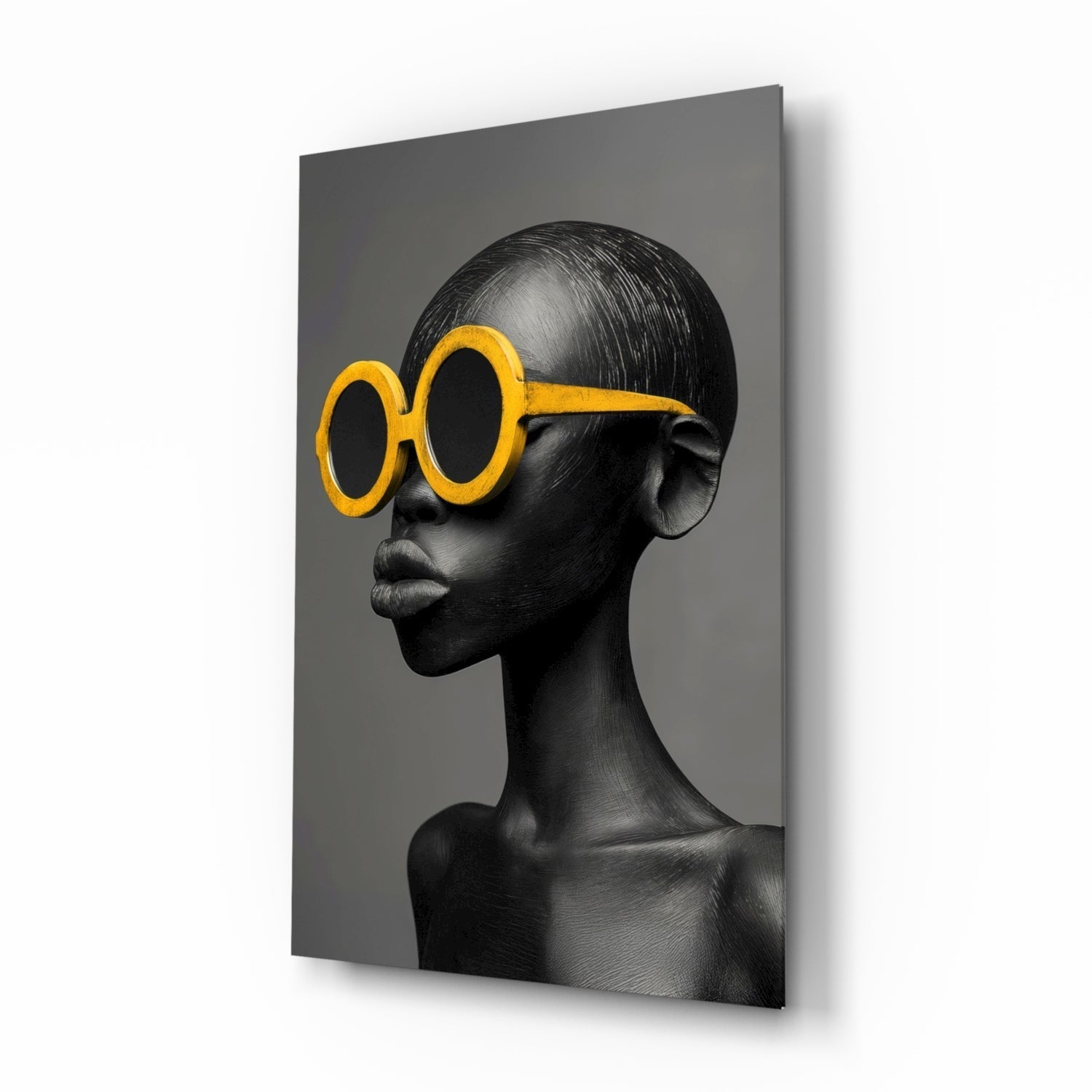 Faces of Colors Glass Wall Art || Designer Collection Insigneart USA