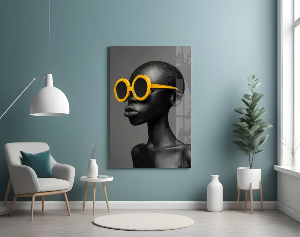 Faces of Colors Glass Wall Art || Designer Collection Insigneart USA