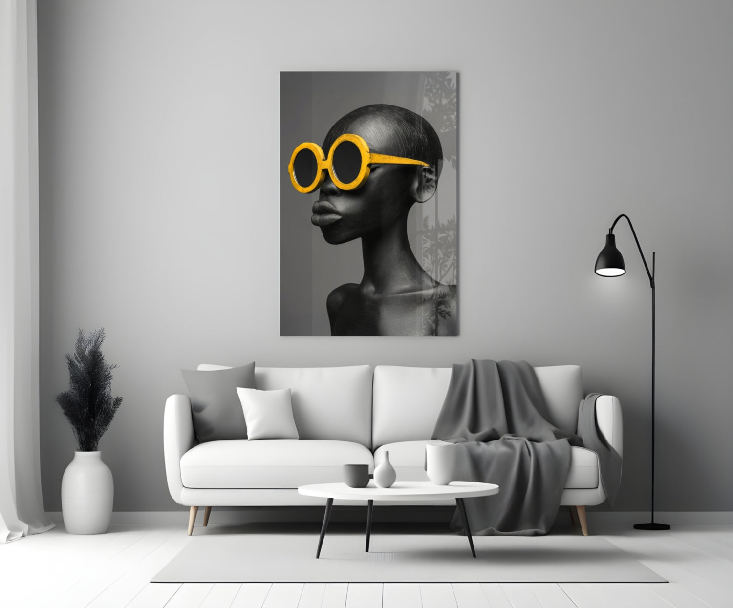 Faces of Colors Glass Wall Art || Designer Collection Insigneart USA