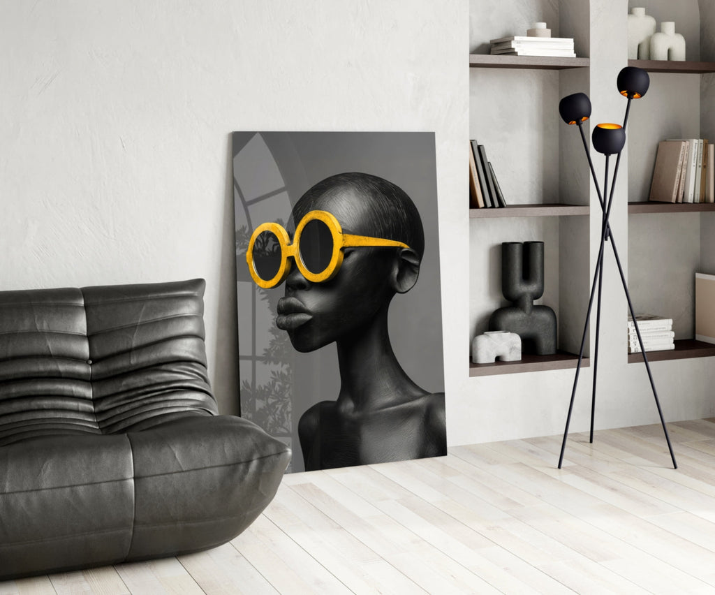 Faces of Colors Glass Wall Art || Designer Collection Insigneart USA