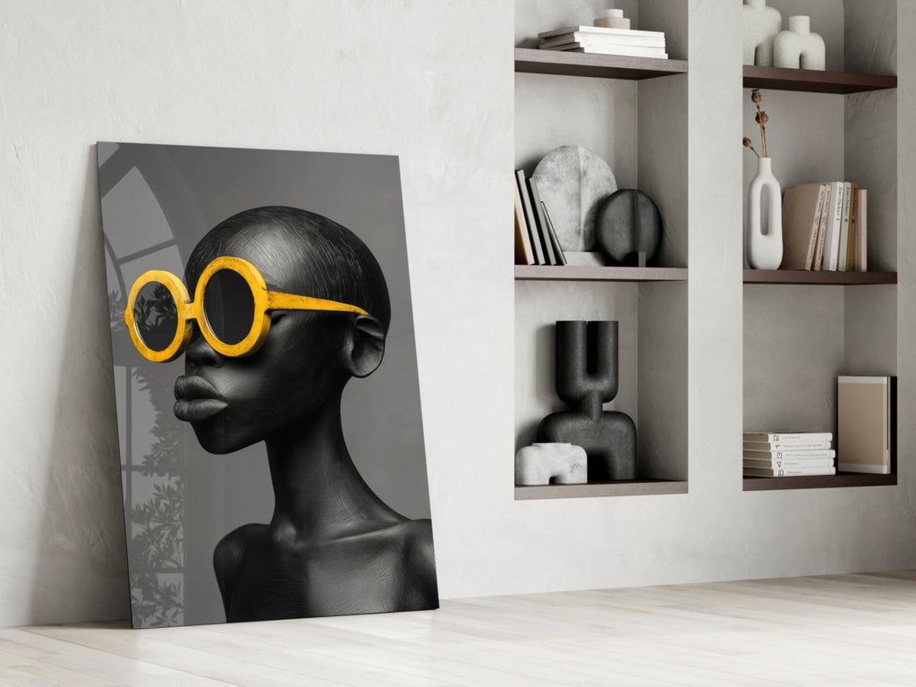 Faces of Colors Glass Wall Art || Designer Collection Insigneart USA