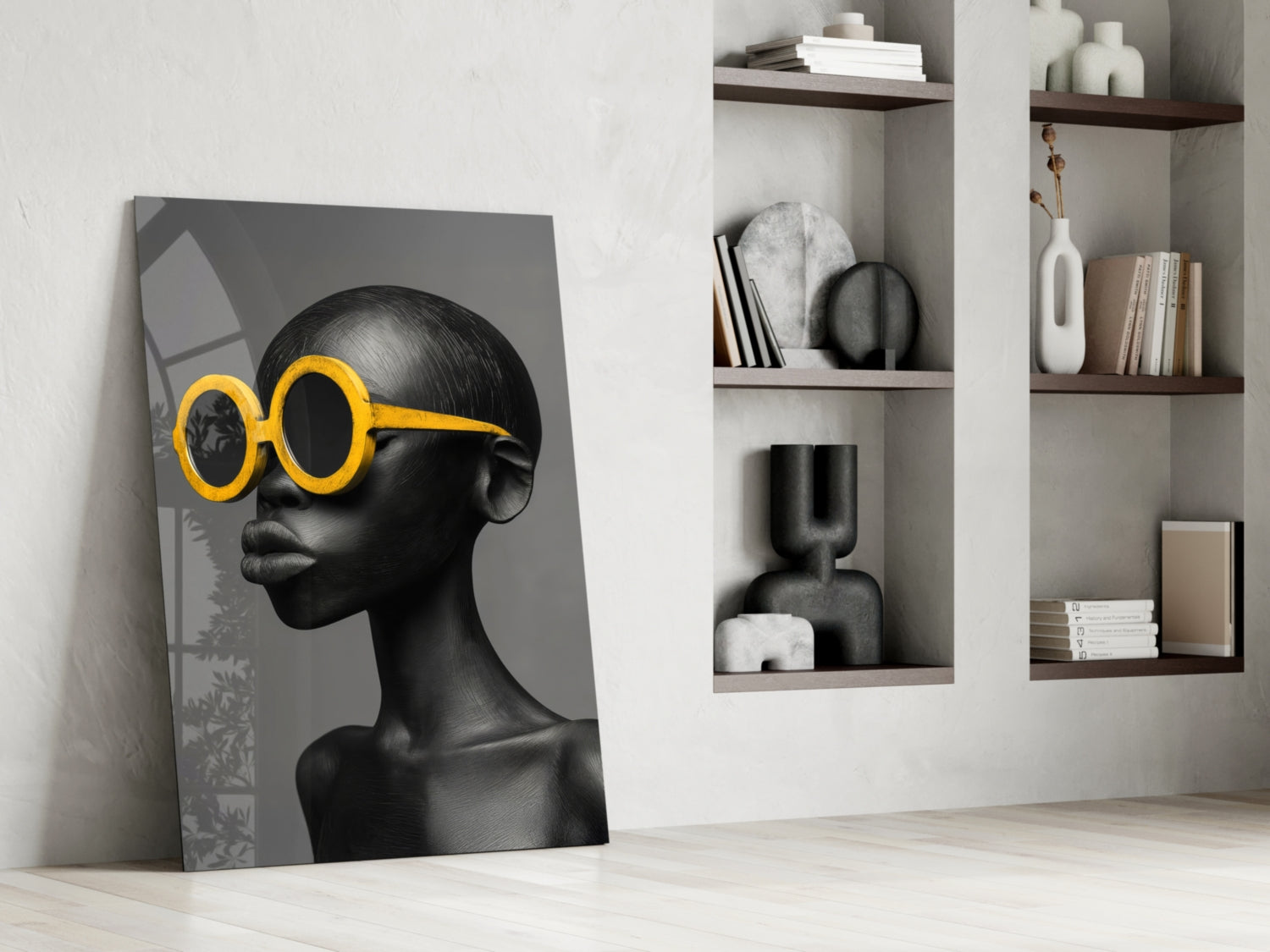 Faces of Colors Glass Wall Art || Designer Collection Insigneart USA