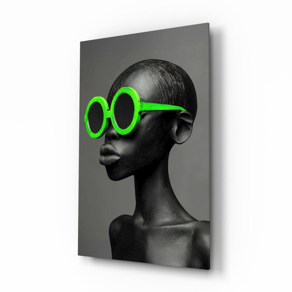 Faces of Colors Glass Wall Art || Designer Collection Insigneart USA