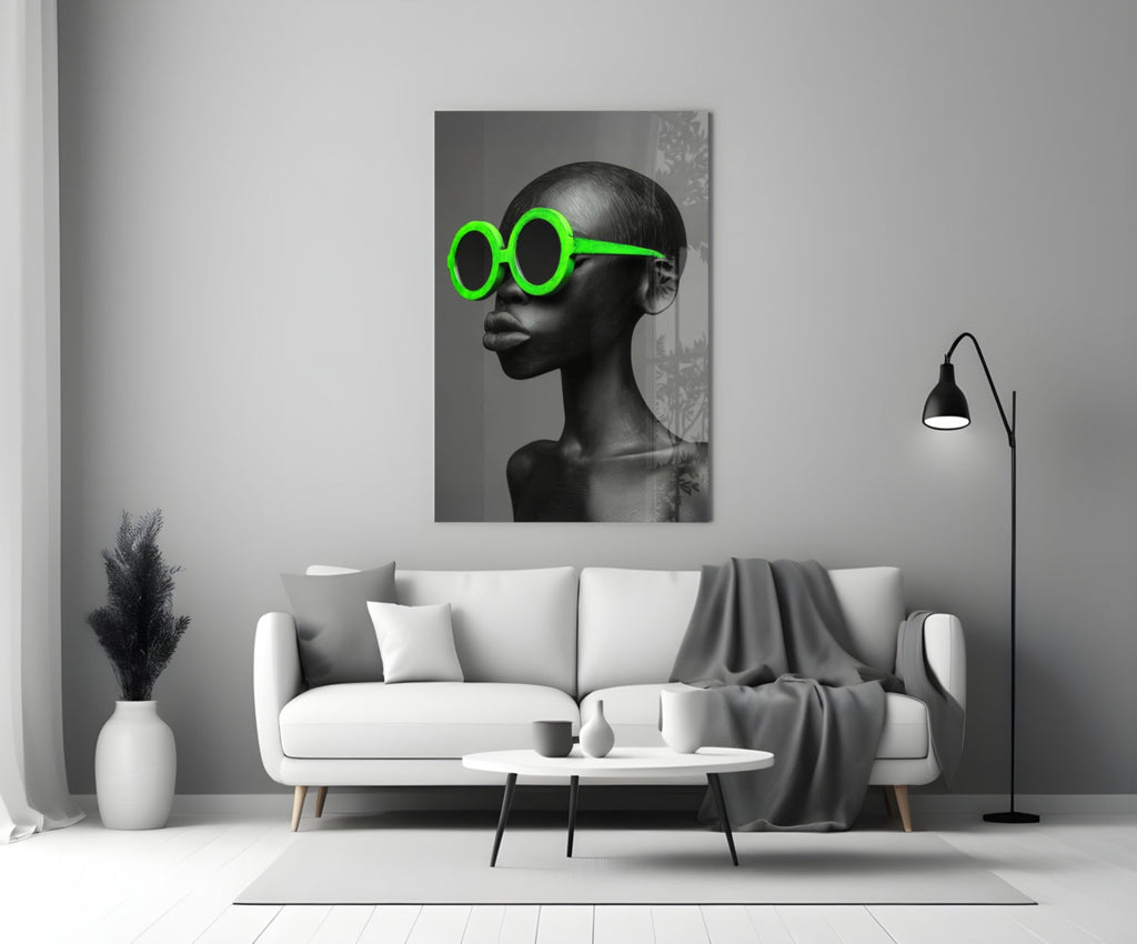Faces of Colors Glass Wall Art || Designer Collection Insigneart USA