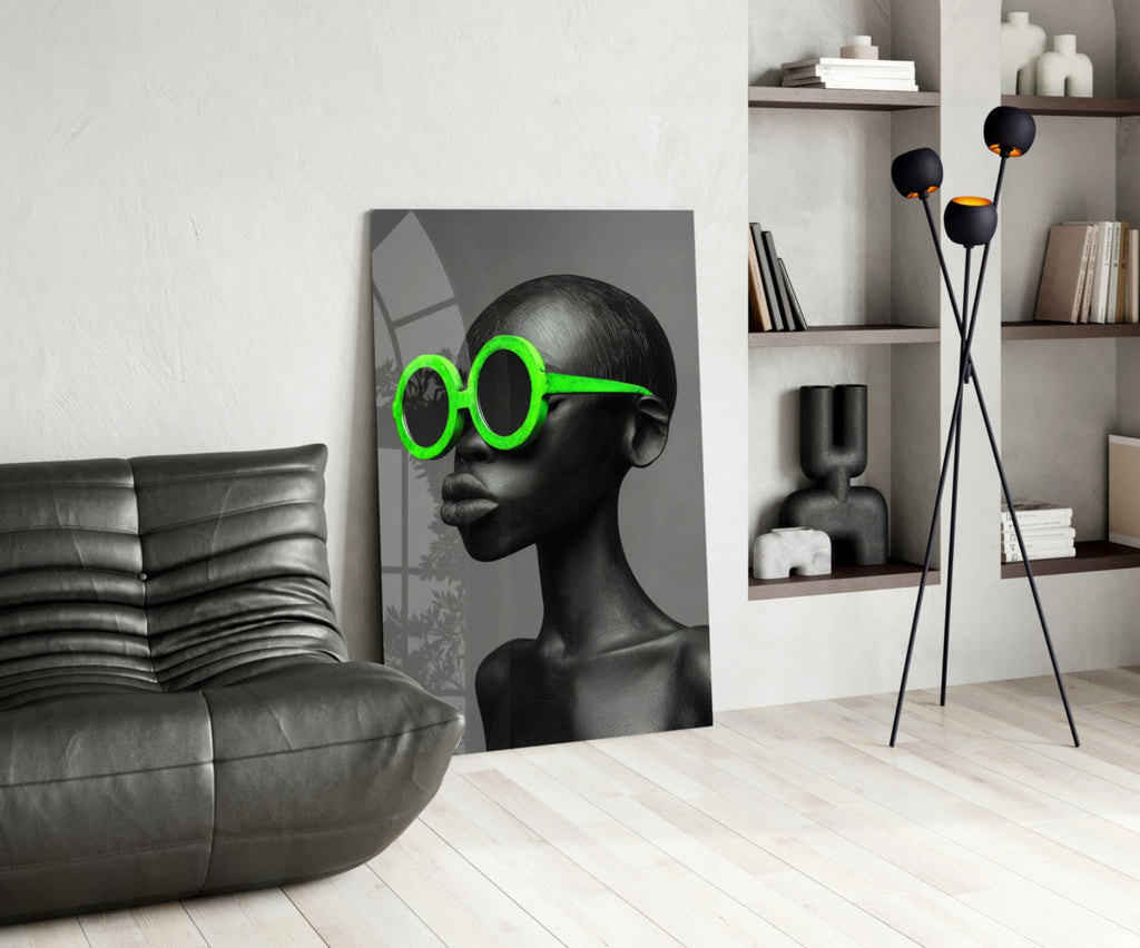 Faces of Colors Glass Wall Art || Designer Collection Insigneart USA