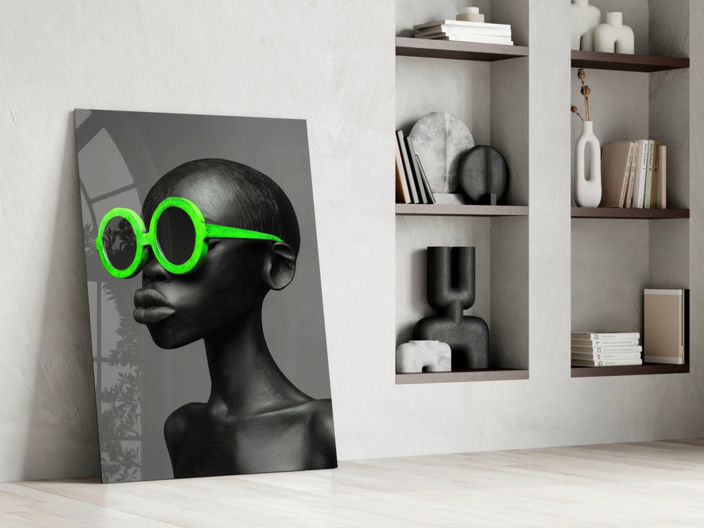 Faces of Colors Glass Wall Art || Designer Collection Insigneart USA