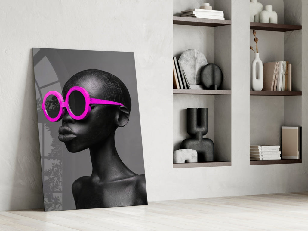 Faces of Colors Glass Wall Art || Designer Collection Insigneart USA