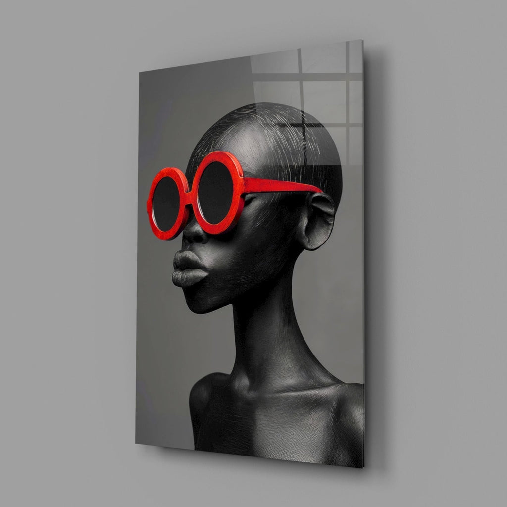 Faces of Colors Glass Wall Art || Designer Collection Insigneart USA