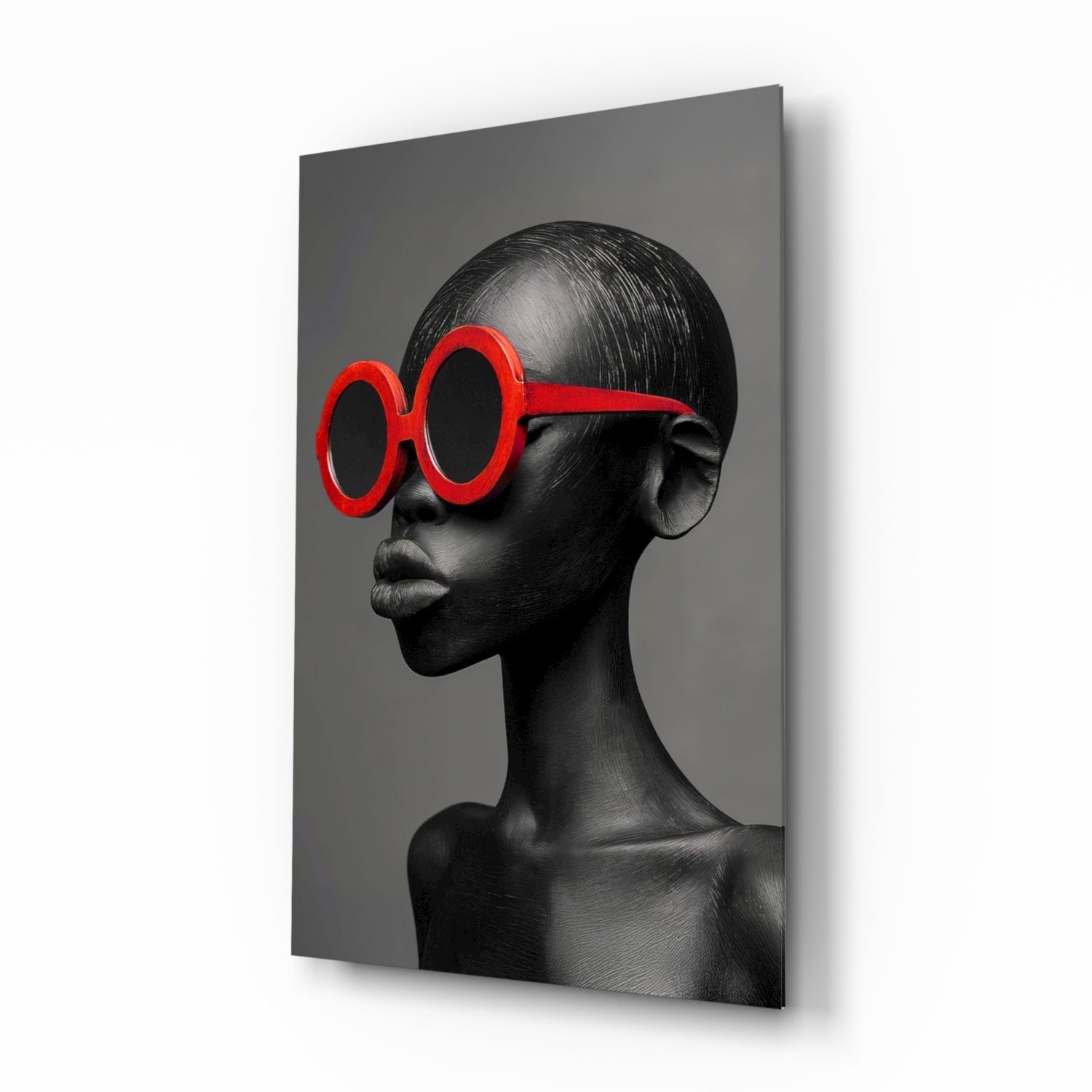 Faces of Colors Glass Wall Art || Designer Collection Insigneart USA