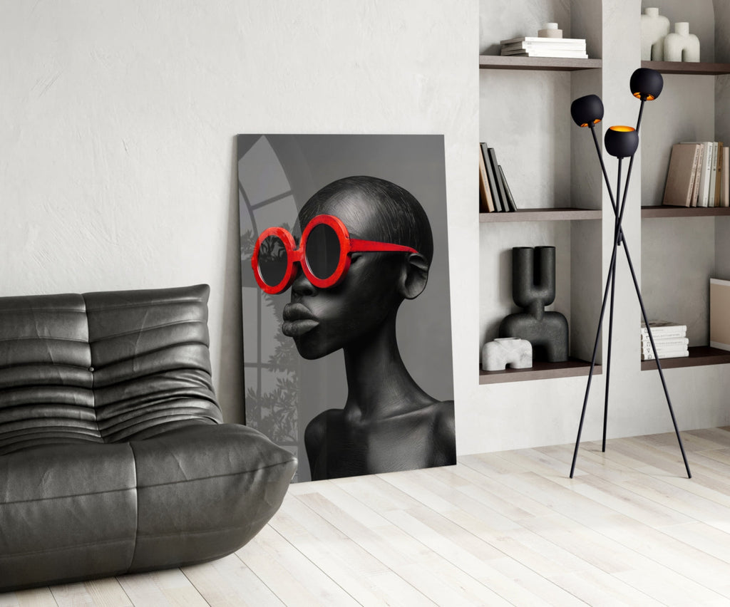Faces of Colors Glass Wall Art || Designer Collection Insigneart USA
