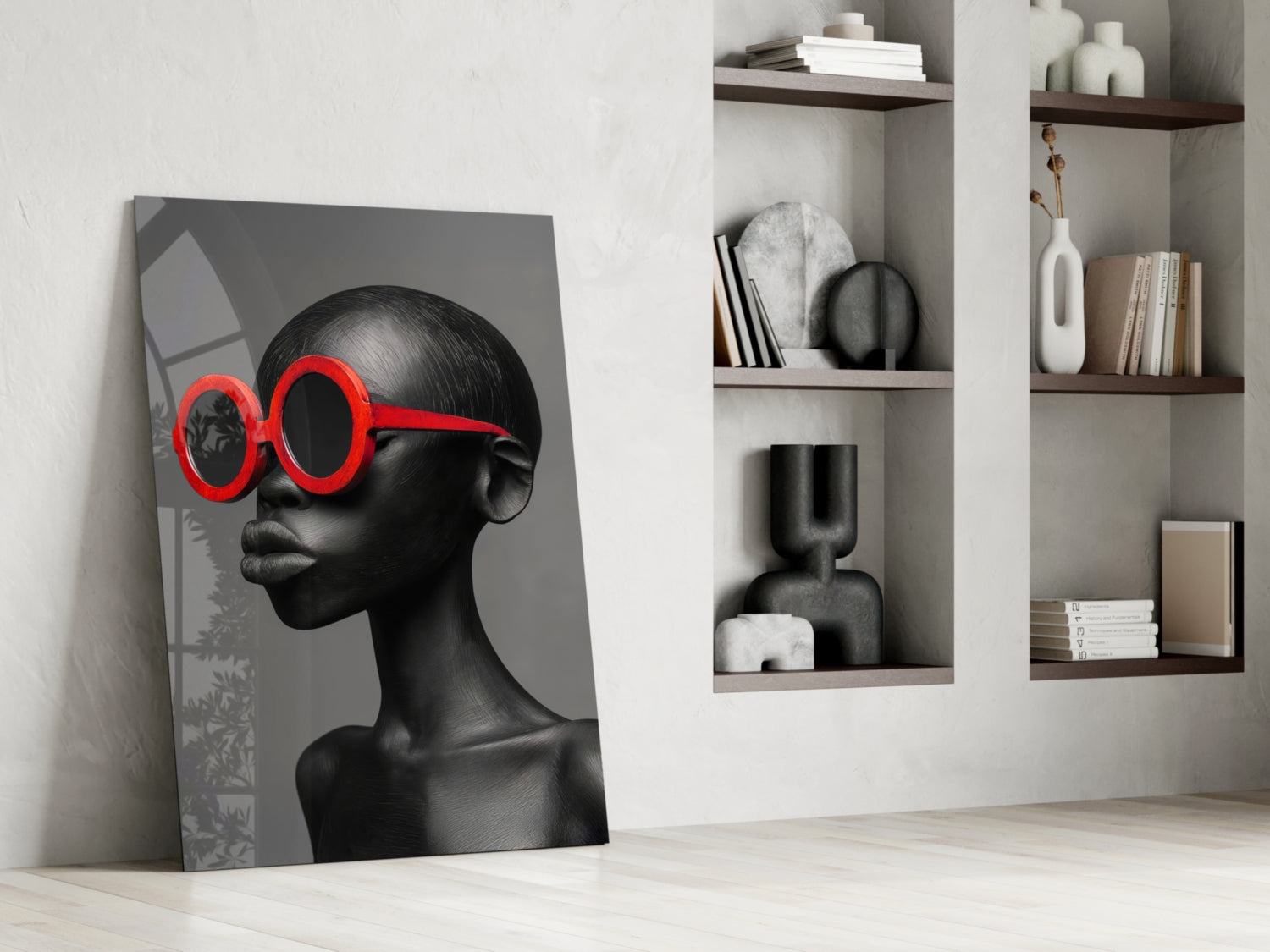 Faces of Colors Glass Wall Art || Designer Collection Insigneart USA