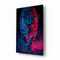 Neon Leopard Glass Wall Art || Designer Collection Insigneart USA