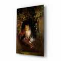 Family in the Window Glass Wall Art || Designer Collection Insigneart USA