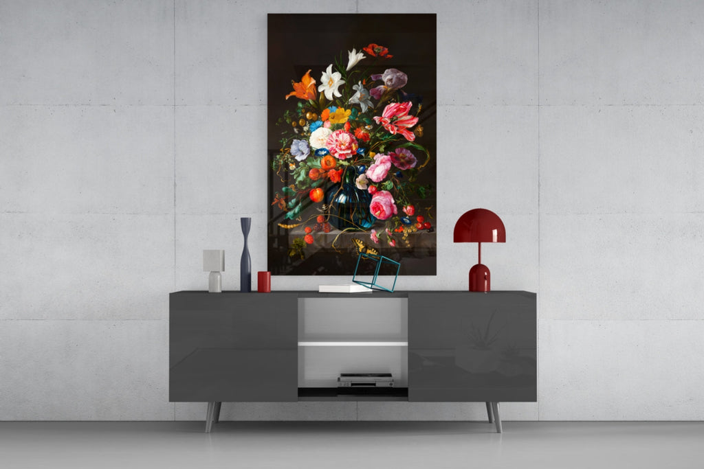 Classical Still Life Glass Wall Art || Designer Collection Insigneart USA