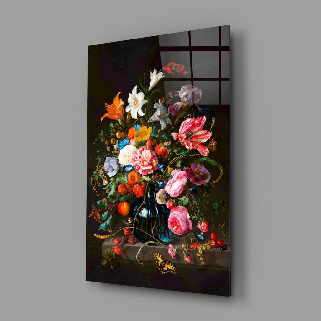 Classical Still Life Glass Wall Art || Designer Collection Insigneart USA