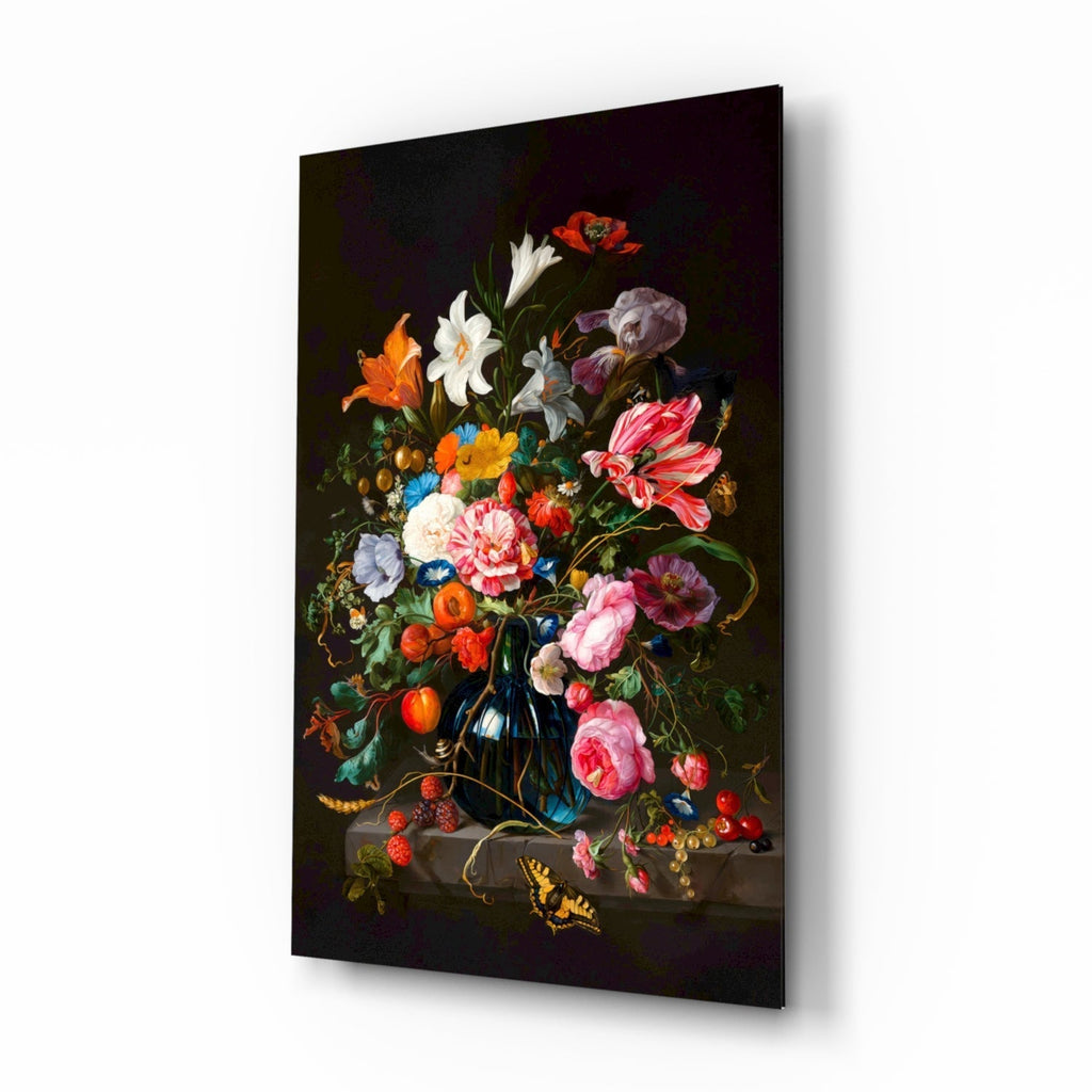 Classical Still Life Glass Wall Art || Designer Collection Insigneart USA