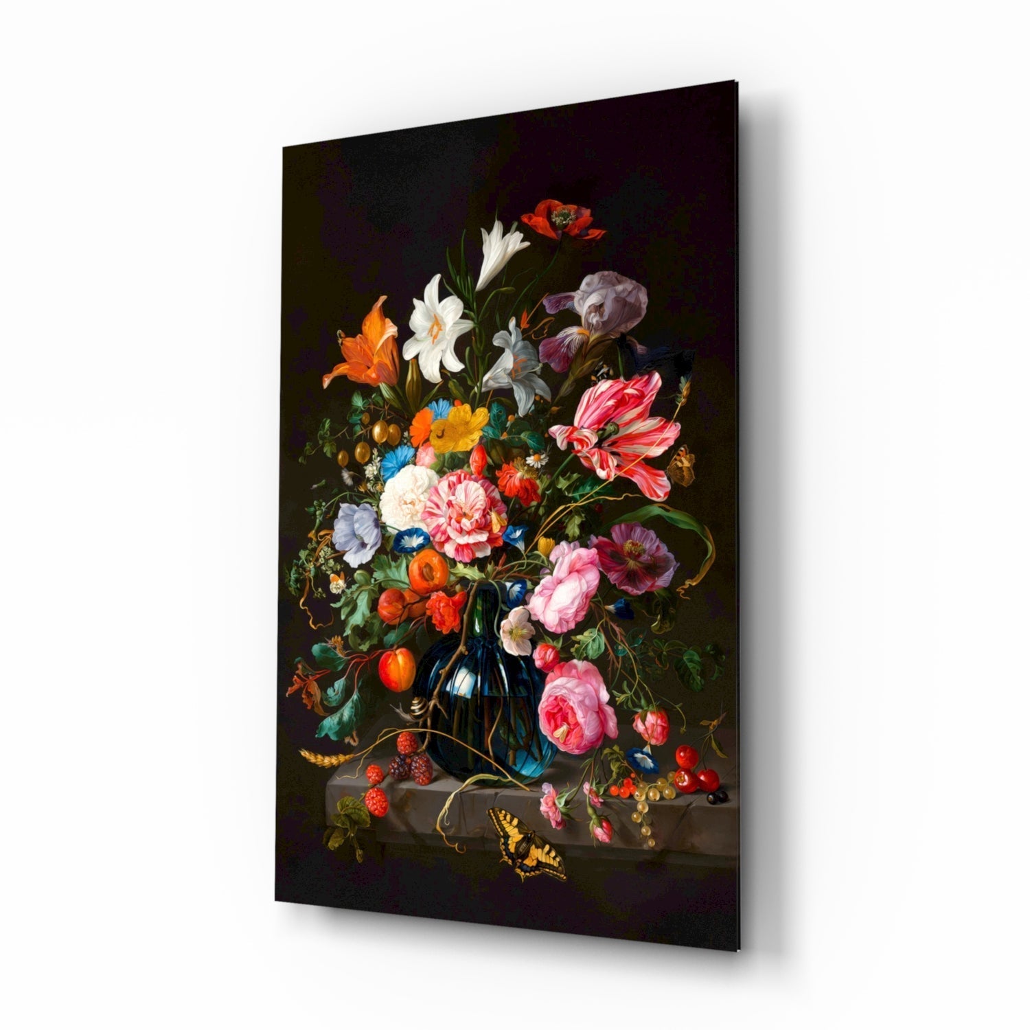Classical Still Life Glass Wall Art || Designer Collection Insigneart USA