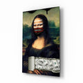 Modern Mona Lisa Glass Wall Art || Designer Collection Insigneart USA