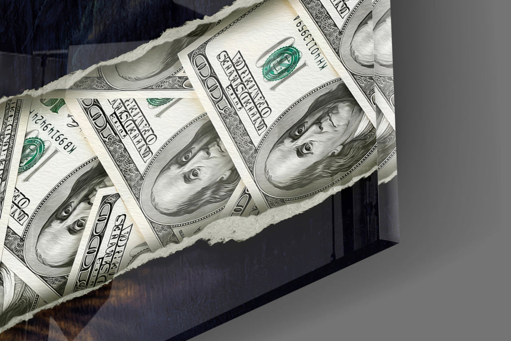 Modern Mona Lisa Glass Wall Art || Designer Collection Insigneart USA