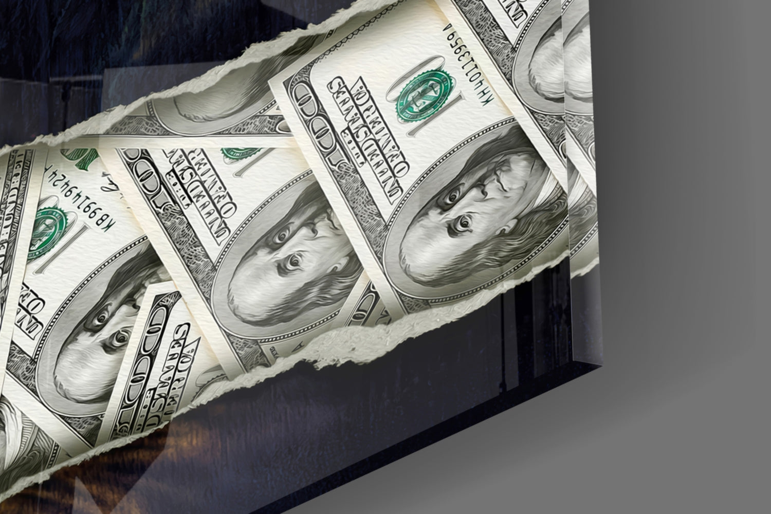 Modern Mona Lisa Glass Wall Art || Designer Collection Insigneart USA