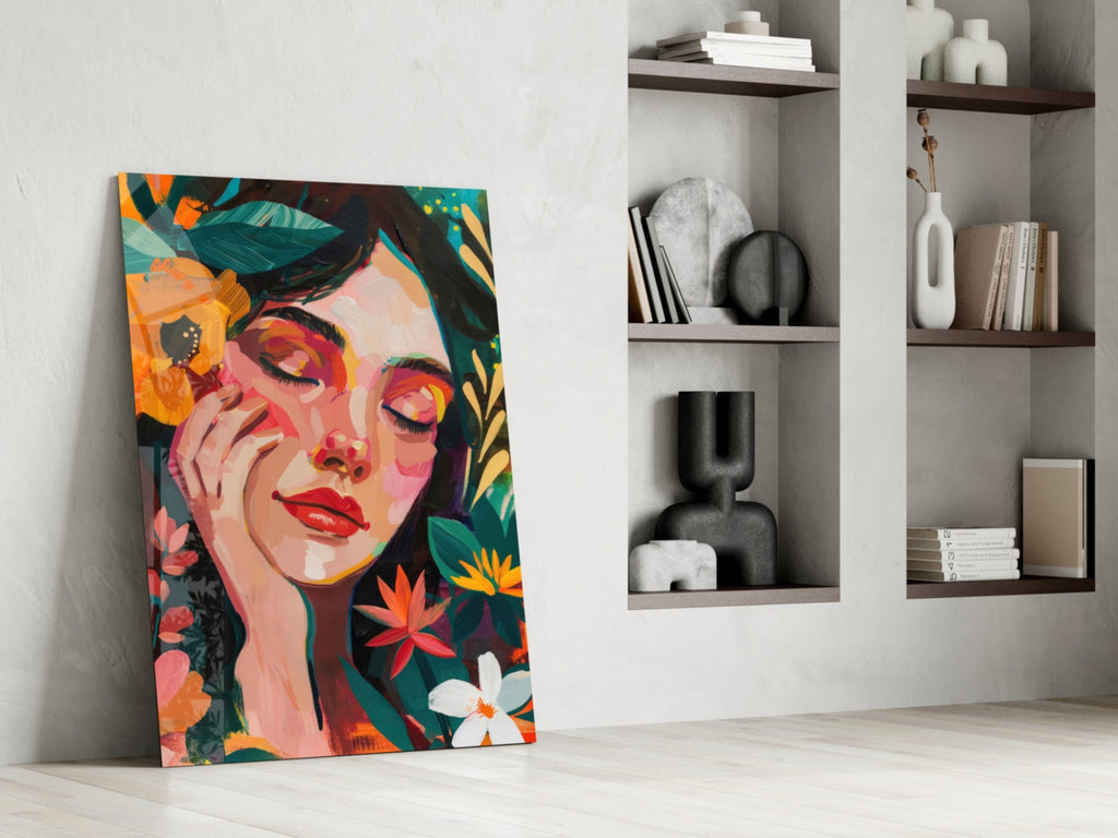 Spring Beauty Glass Wall Art || Designer Collection Insigneart USA