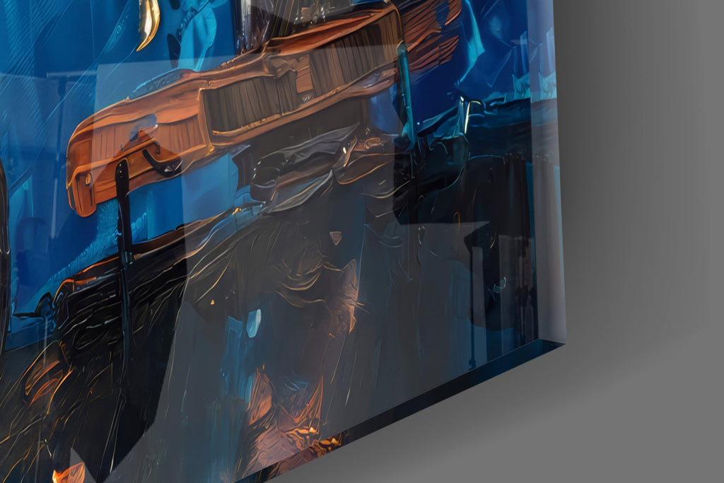 Solitude and Peace Glass Wall Art || Designer Collection Insigneart USA