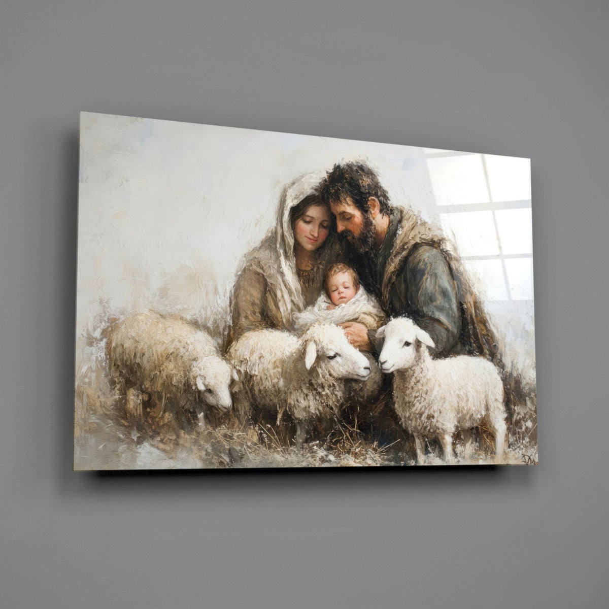 Holy Presence Glass Wall Art || Designer Collection Insigneart USA