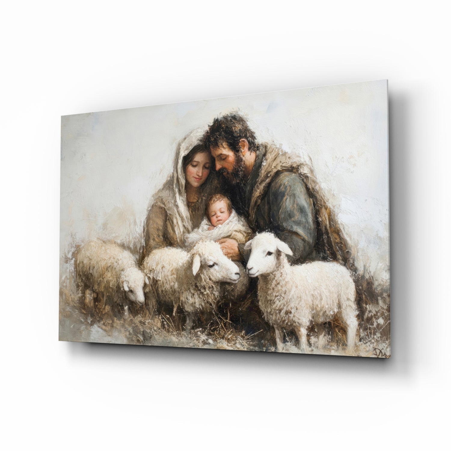 Holy Presence Glass Wall Art || Designer Collection Insigneart USA