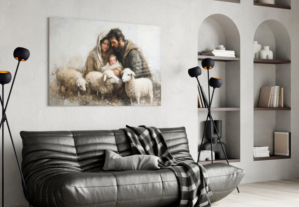 Holy Presence Glass Wall Art || Designer Collection Insigneart USA