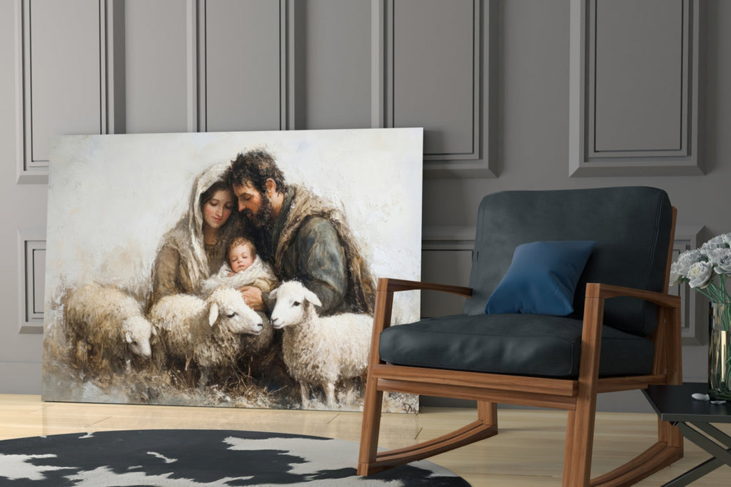 Holy Presence Glass Wall Art || Designer Collection Insigneart USA