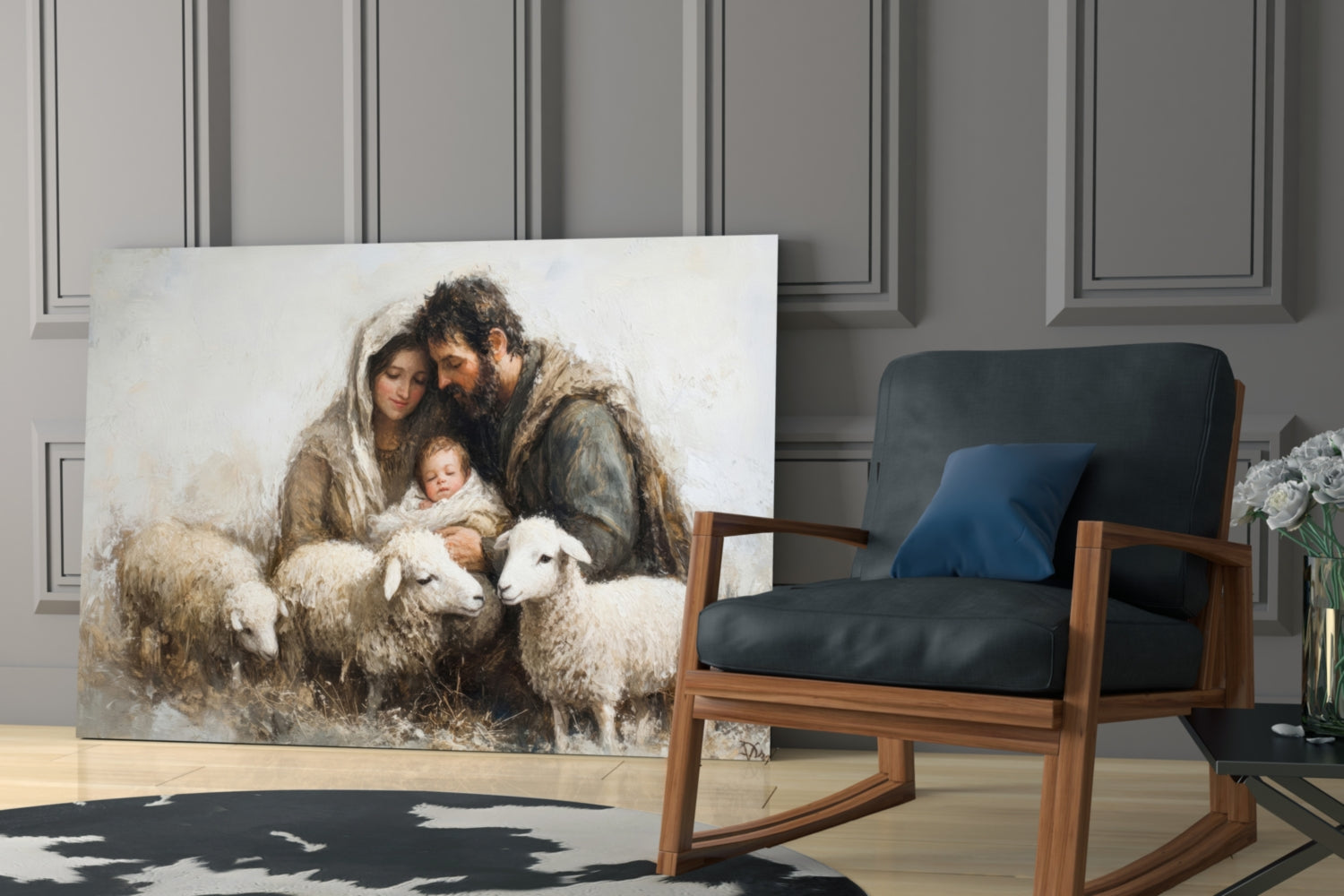 Holy Presence Glass Wall Art || Designer Collection Insigneart USA