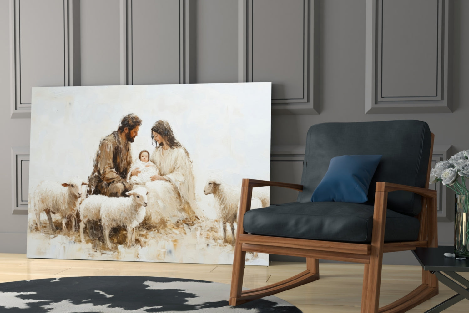 Respect of the Shepherds Glass Wall Art || Designer Collection Insigneart USA