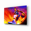 Devin Booker: Rise of the Flames Glass Wall Art || Designer Collection Insigneart USA