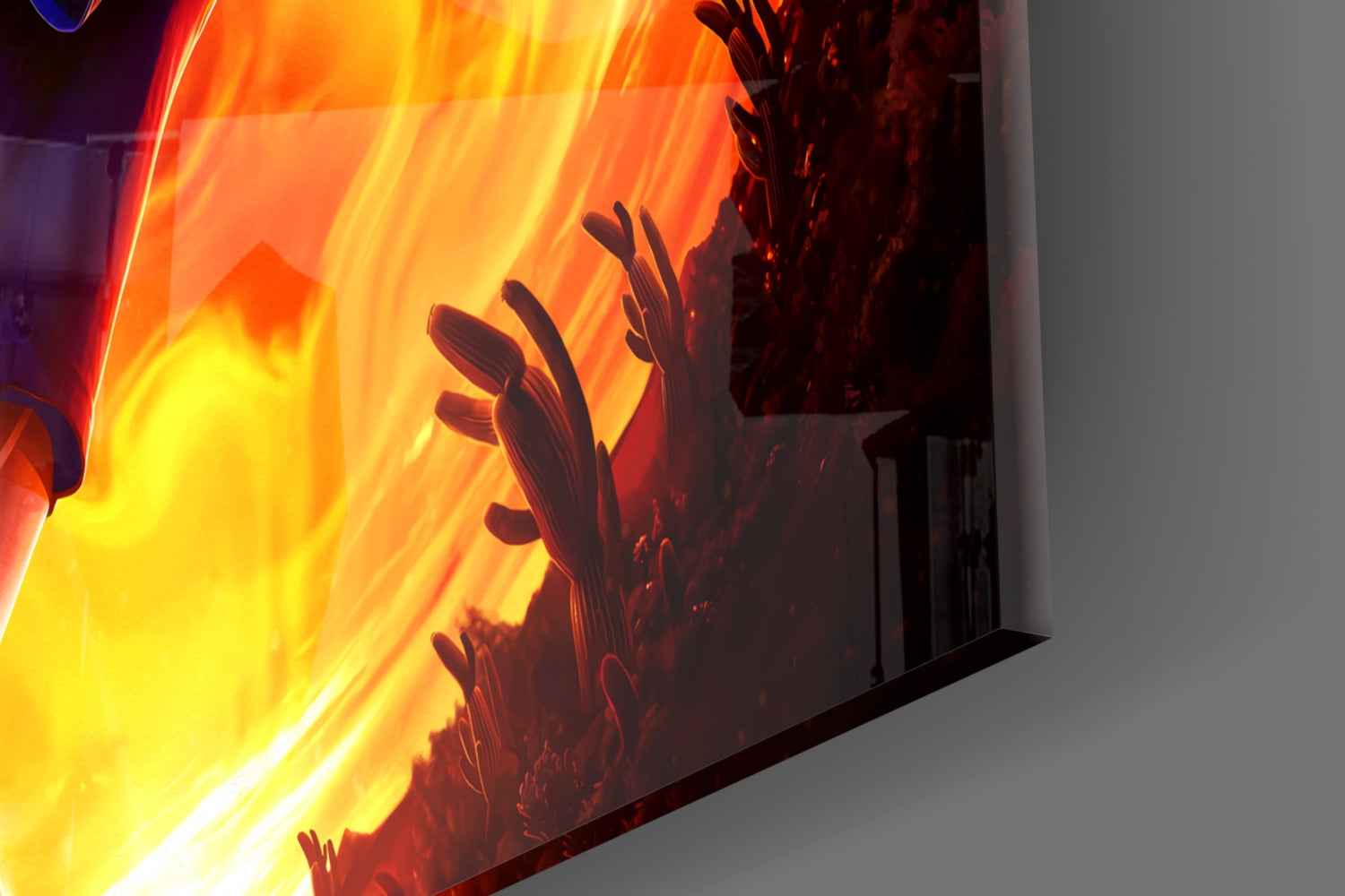 Devin Booker: Rise of the Flames Glass Wall Art || Designer Collection Insigneart USA