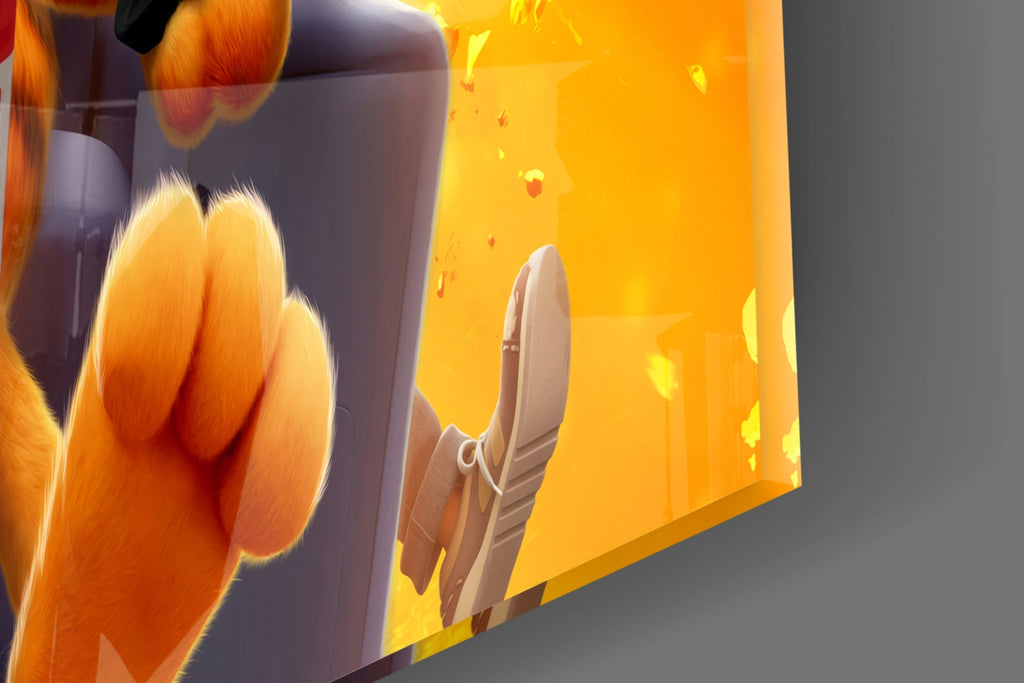 Garfield: Lazy Day Glass Wall Art || Designer Collection Insigneart USA