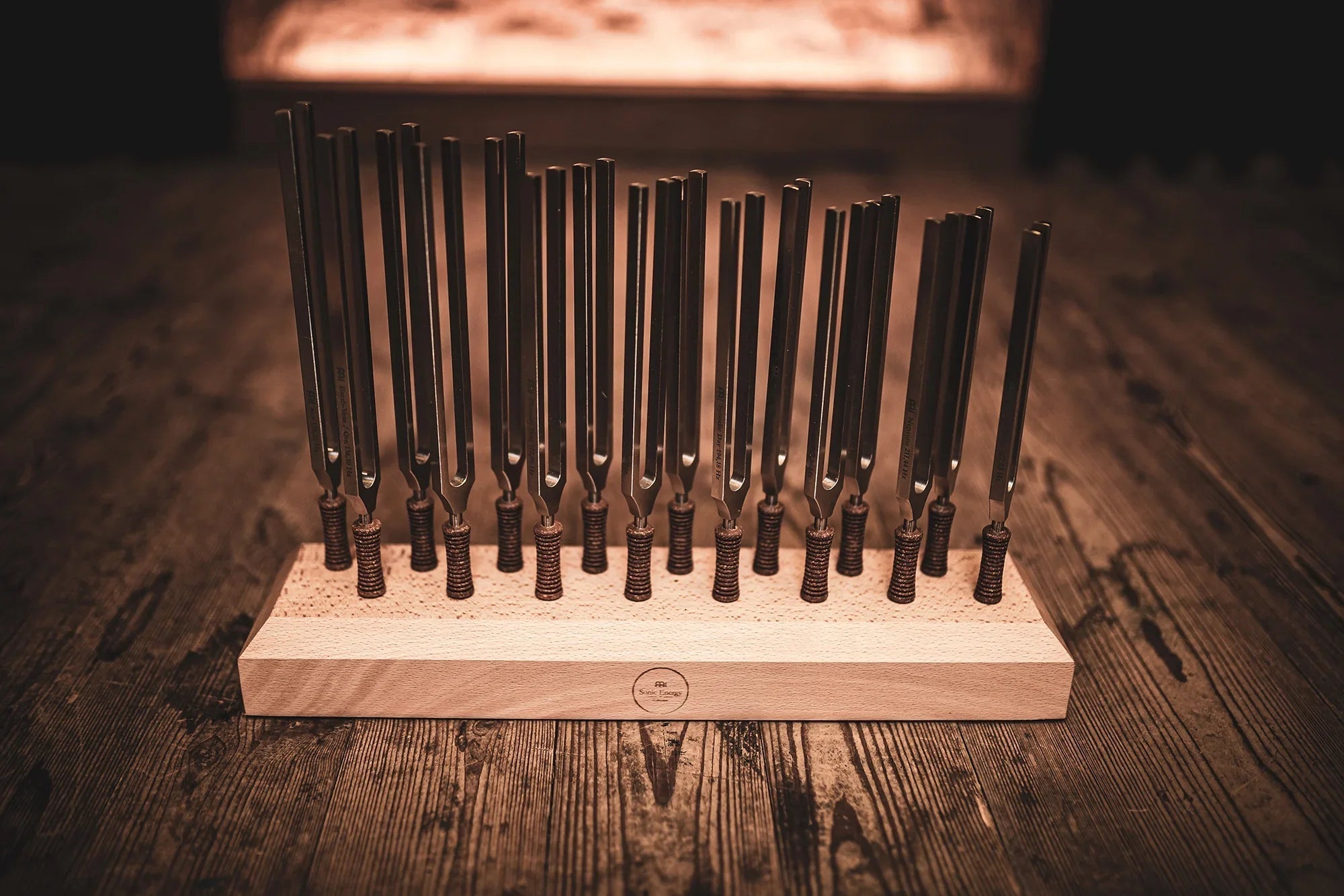16-Piece Planetary Tuned Therapy Tuning Fork Set Utah Energy Healing Center