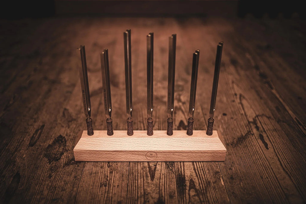 7-Piece Planetary Tuned Therapy Tuning Fork Chakra Set incl. Holder Utah Energy Healing Center