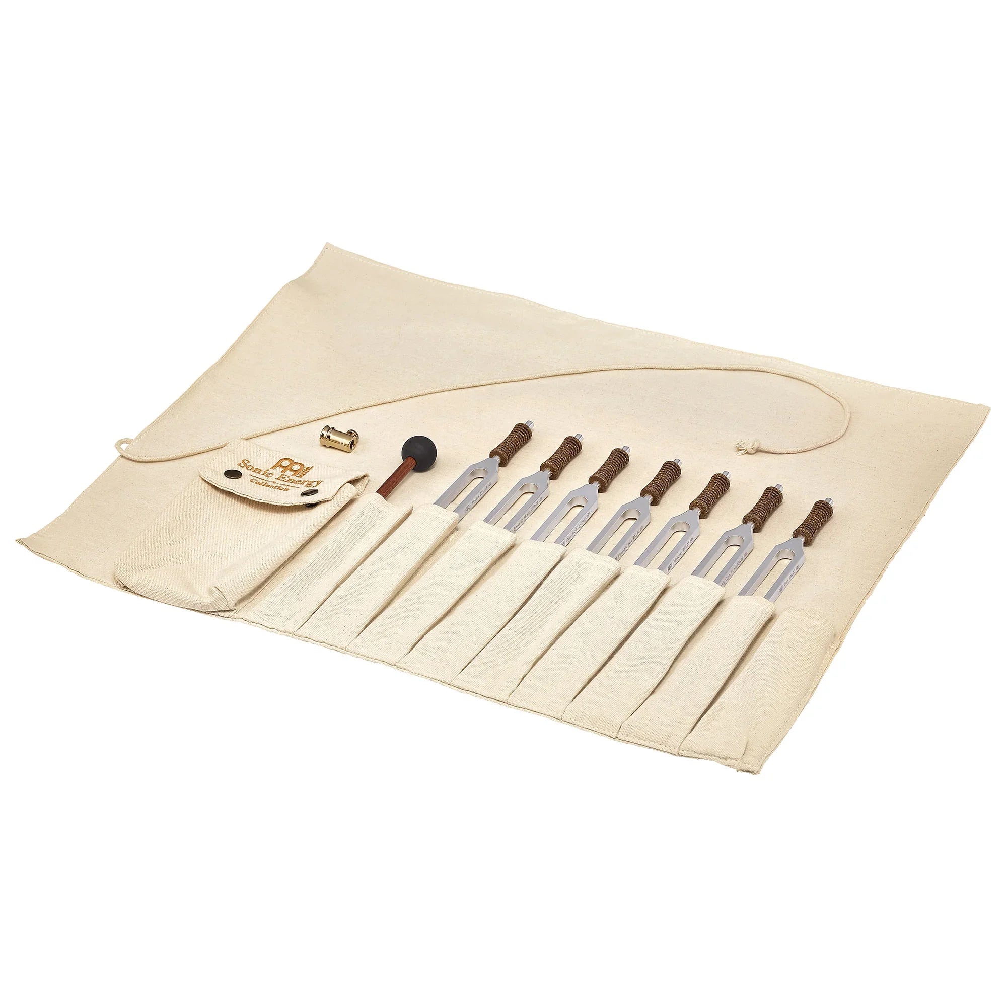 Planetary Tuned Therapy Tuning Fork Chakra Set, Incl. Rollup Bag & Tuning Fork Vibration Foot Utah Energy Healing Center