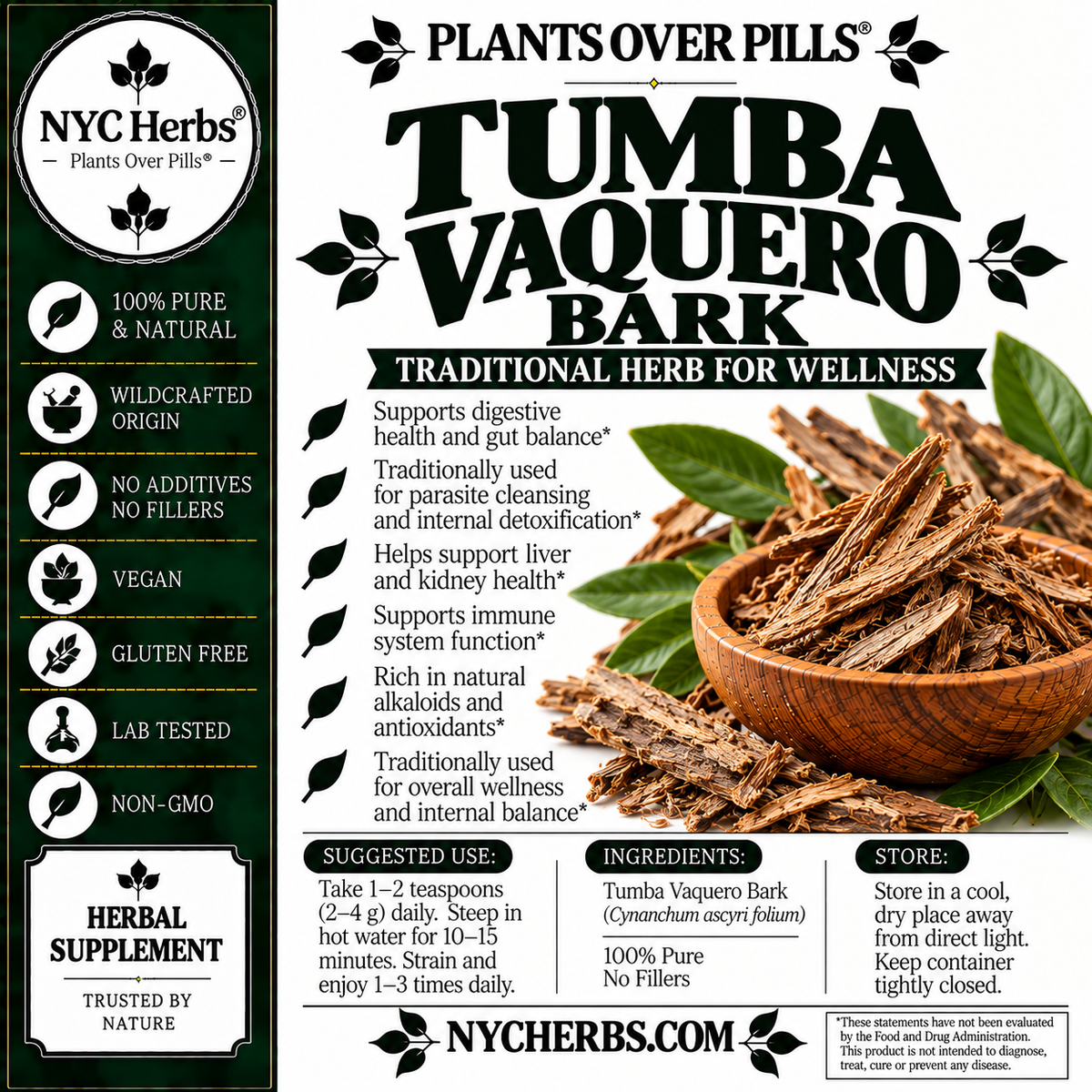 Tumba Vaquero NYC Herbs®