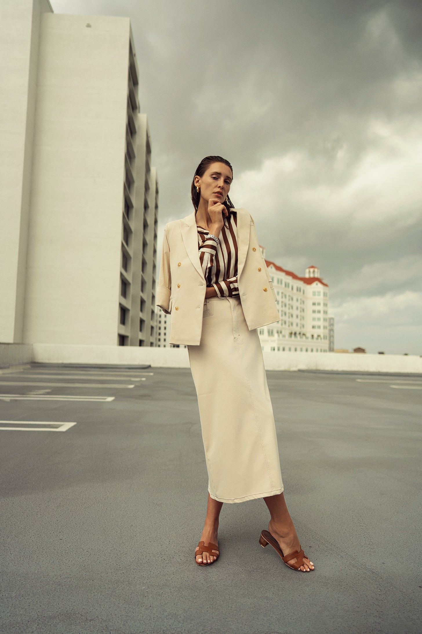 STRETCH SUMMER  BLAZER profile-nyc