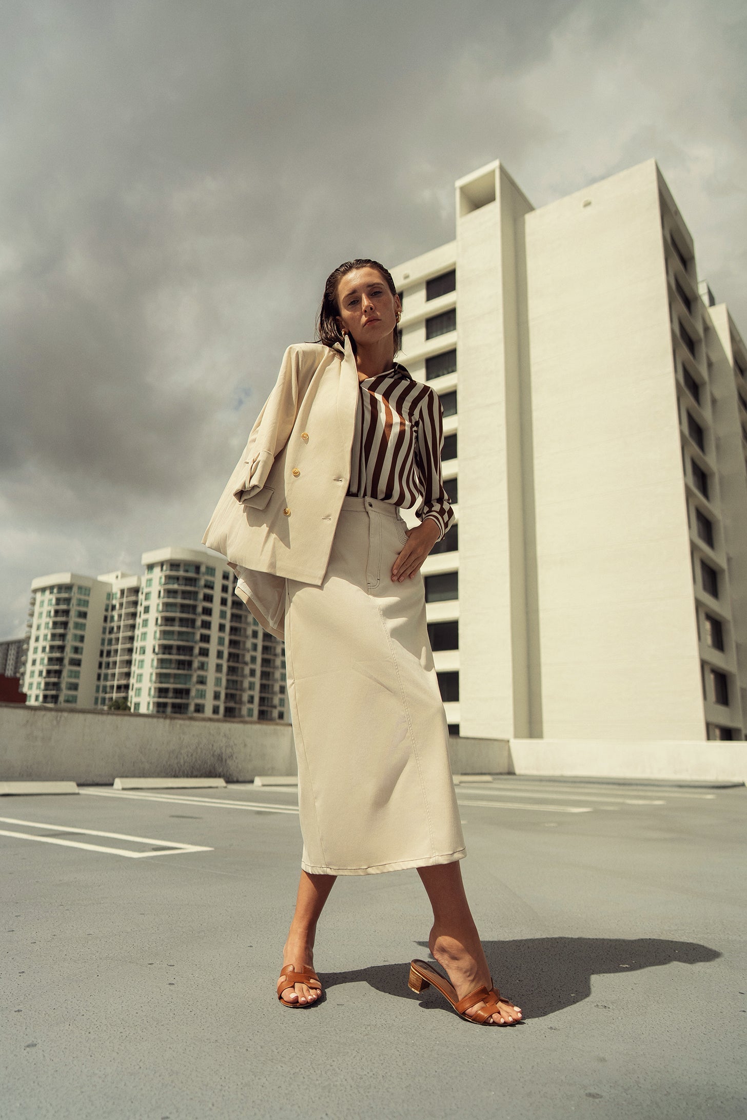 STRETCH SUMMER  BLAZER profile-nyc