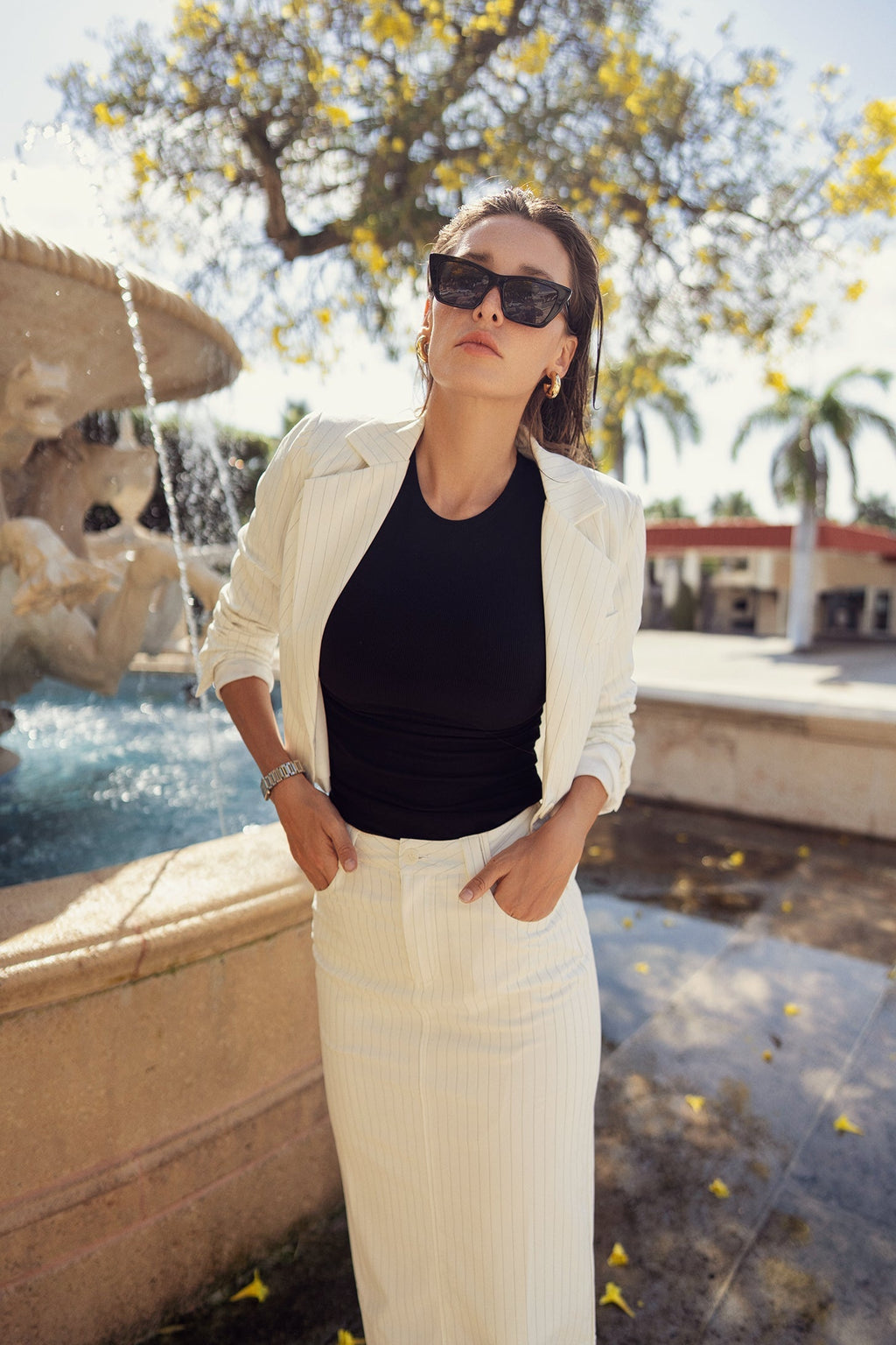 PINSTRIPE BLAZER profile-nyc